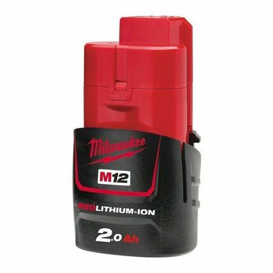 Milwaukee M12 B2 Akku 12 Volt 2,0 Ah Red Li-Ion -Original-