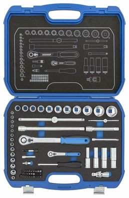 GEDORE Steckschlüssel-Satz 1/4" + 1/2" 19 BMC 20 - 69-teilig