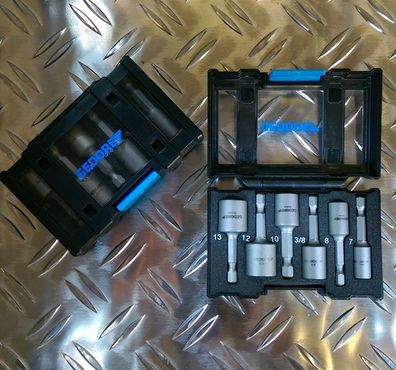 Gedore BIT-BOX Steckschlüssel Maschinenaufnahme 6-teilig, 7-13 mm