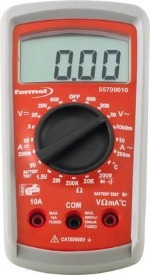FORMAT Digital-Multimeter CAT III mit Temperaturmessung 2-600 V
