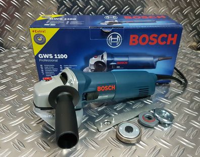 Bosch GWS 1100 Winkelschleifer 125 mm 1100 Watt + Schnellspannmutter SDS Clic