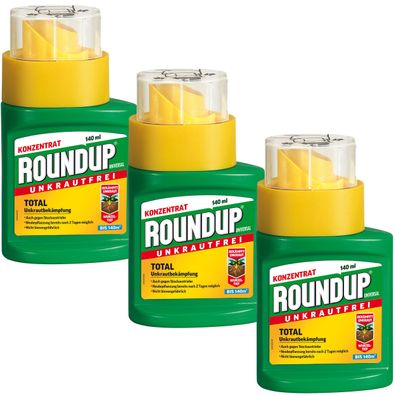 Sparset: 3 x Roundup® Universal, 140 ml