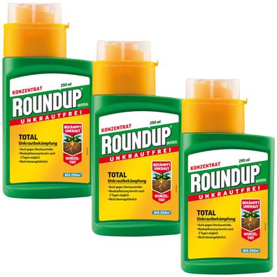 Sparset: 3 x Roundup® Universal, 250 ml