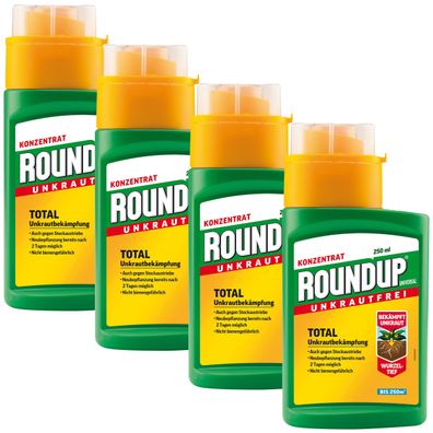 Sparset: 4 x Roundup® Universal, 250 ml