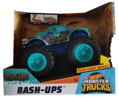 Mattel Hot Wheels GDR84 - Monster Truck 1:64, BASH-UPS Nessie-Sary Roughness Act