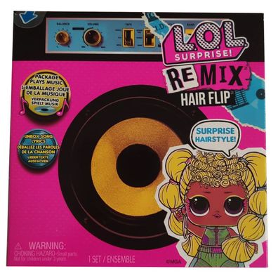 LOL Surprise LLUG7000 Remix Hair Flip Modepuppe mit Accessoires insg. 15 Überras