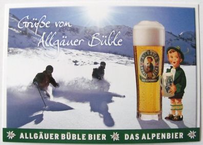 Allgäuer Brauhaus - Büble Bier - Grüße von Allgäuer Büble - Postkarte - Motiv 2