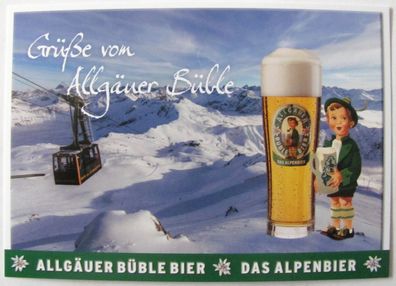 Allgäuer Brauhaus - Büble Bier - Grüße von Allgäuer Büble - Postkarte - Motiv 3