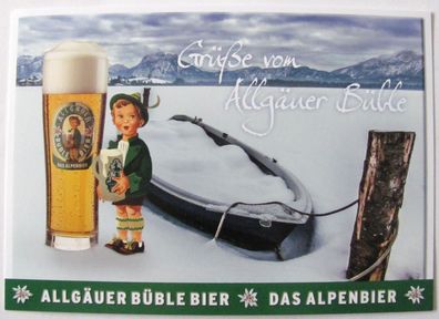 Allgäuer Brauhaus - Büble Bier - Grüße von Allgäuer Büble - Postkarte - Motiv 4