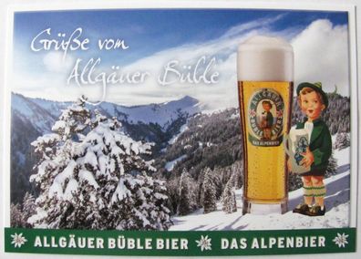 Allgäuer Brauhaus - Büble Bier - Grüße von Allgäuer Büble - Postkarte - Motiv 5