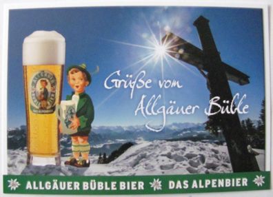 Allgäuer Brauhaus - Büble Bier - Grüße von Allgäuer Büble - Postkarte - Motiv 6