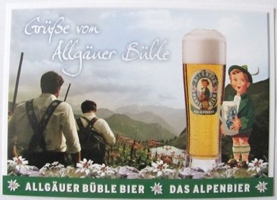 Allgäuer Brauhaus - Büble Bier - Grüße von Allgäuer Büble - Postkarte - Motiv 9