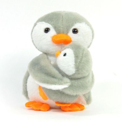 KÖGLER Plüsch Pinguin Mama mit Baby Kuscheltier Schmusetier Stofftier 16 cm