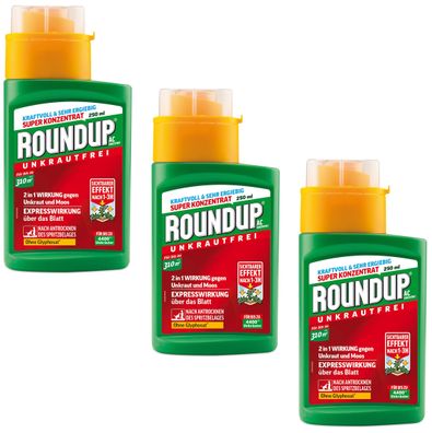Sparset: 3 x Roundup® AC Konzentrat, 250 ml