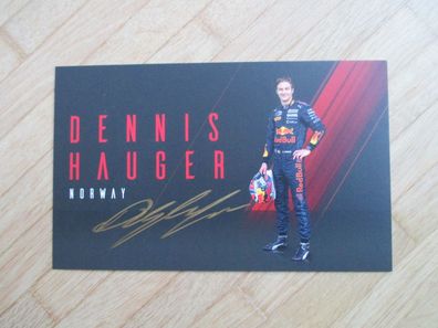 Red Bull Junior Team - Dennis Hauger - handsigniertes Autogramm!!