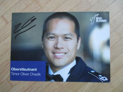 Bundeswehr Oberstleutnant Timor Oliver Chadik - handsigniertes Autogramm!!!