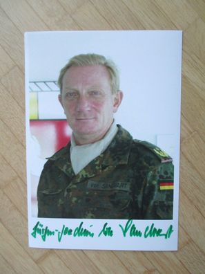 Bundeswehr Generalmajor Heer Jürgen-Joachim von Sandrart - handsigniertes Autogramm!