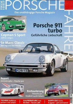 Porsche Fahrer 209 - Porsche 911 turbo, 910, 912, 968, Cayman S Sport
