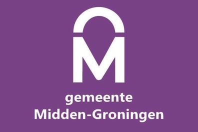 Fahne Flagge Midden-Groningen (Niederlande) Premiumqualität