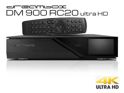 Dreambox DM900 RC20 UHD 4K 1x Dual DVB-S2X MS Tuner