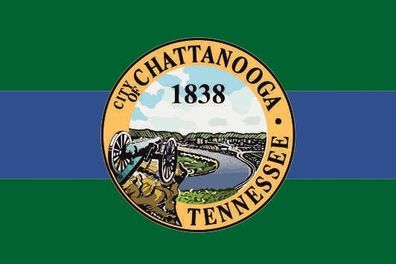 Fahne Flagge Chattanooga (Tennessee) Premiumqualität