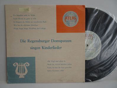 LP 25 cm 10" Atlas 5205 Die Regensburger Domspatzen singen Kinderlieder Schrems