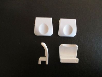2 Ersatzgriffe für Luxaflex Plissee in weiß