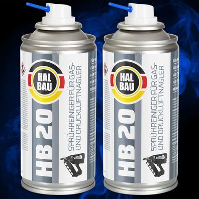 Reinigungsspray für Gasnagler Druckluftnagler Naglersprühreiniger HB20 HALBAU