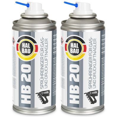 Reinigungsspray für Gasnagler für Tacker Naglersprühreiniger HB20 HALBAU