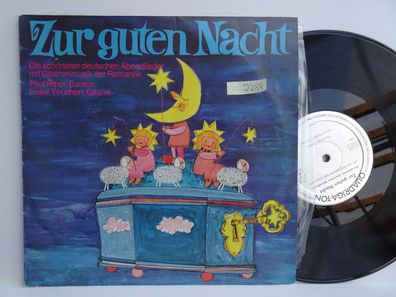 LP 25 cm 10" Quadriga Qu606 Zur guten Nacht Abendlieder Gitarrenmusik Paul Ritter
