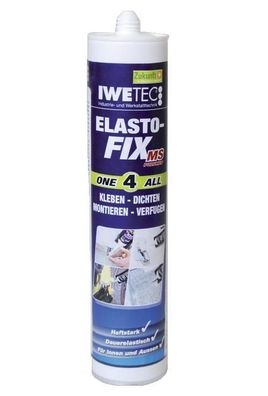 Iwetec Elasto-Fix, Kleb- und Dichtmasse 290 ml 3 versch. Farben