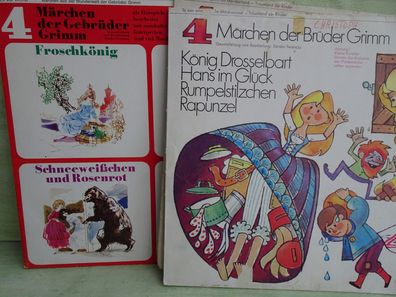 LP Karussell 4 Märchen der Brüder Grimm König Drosselbart Froschkönig