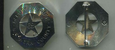 Polizei Brustabzeichen USA Big Horn County SheriffGöde Replik (zu65)
