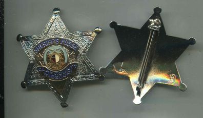 Polizei Brustabzeichen USA Clay County Sheriff Göde Replik (zu70)