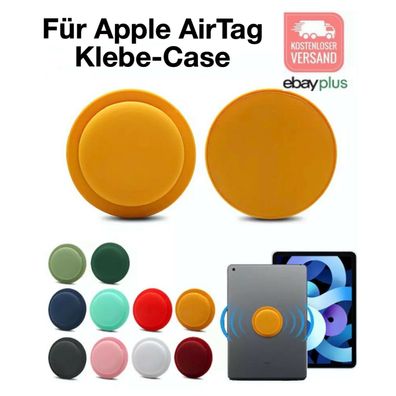 Für Apple AirTag Schutzhülle Silikon Case selbstklebend Klebehalterung Cover