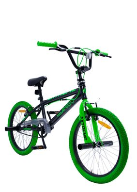 20 Zoll BMX Fahrrad Extreme 360°-Rotor-System Kinderfahrrad Jugendfahrrad Grün