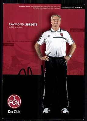 Raymond Libregts 1 FC Nürnberg 2013-14 Original Signiert + A 87573