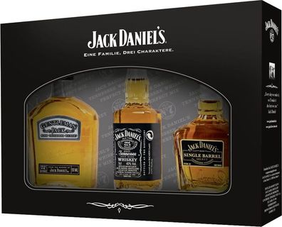 Jack Daniels Whiskey 3er Miniaturen Set