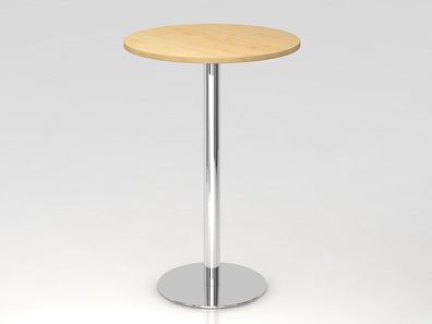 Bistro Tisch Stehtisch Besprechungstisch 08 chrom 80 cm Durchmesser
