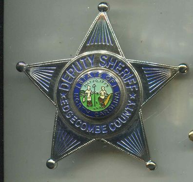 Polizei Brustabzeichen USA Xedgelombe County Sheriff Göde Replik (zu93)