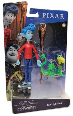 Mattel Disney Pixar Onward GMM15 Ian Lightfoot mit Drache und Zauberstab Set