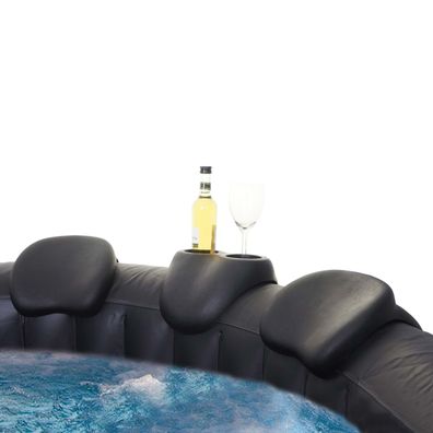 Comfort-Set für Whirlpool HWC-E32, Nackenstütze Getränkehalter, Zubehör