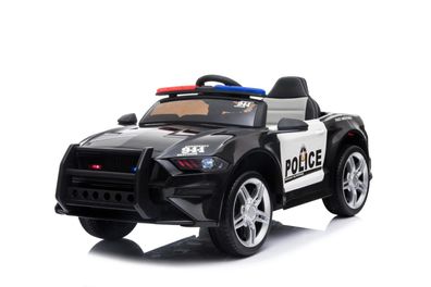 Kinderfahrzeug Elektro Auto Kinder Auto Polizei Design 12V 2x35W 2,4Ghz MP3 Sirene