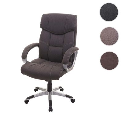 Bürostuhl HWC-A71, Chefsessel Drehstuhl Schreibtischstuhl, Stoff/ Textil