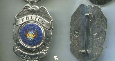 Polizei Brustabzeichen USA Rochester Police Penncilvenia Göde Replik (zu117)