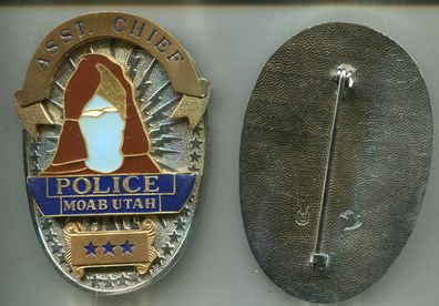 Polizei Brustabzeichen USA Moab Utah Tribel Police Göde Replik (zu119)