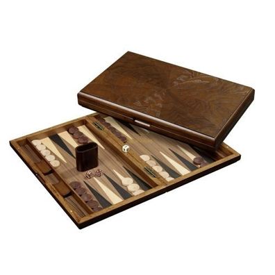 Backgammon - Kassette - Rinia - Holz - groß