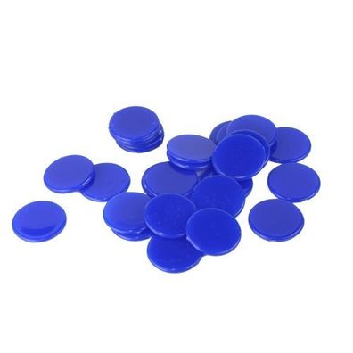 Spielchips - 22 mm - blau