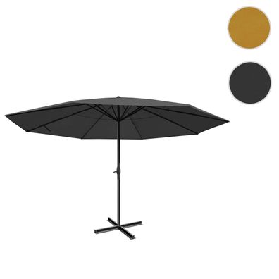 Sonnenschirm Meran Pro, Gastronomie Marktschirm ohne Volant Ø 5m Polyester/ Alu 28kg