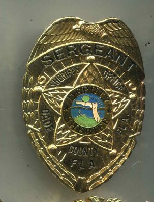 Polizei Brustabzeichen USA Dead County Sheriff Göde Replik (zu132)